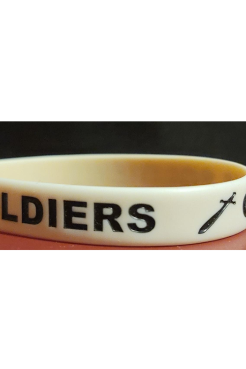 God's Soldiers Bracelets - White